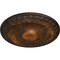 Ekena Millwork Linus Ceiling Medallion, Hand-Painted Rust, 11 1/4"OD x 1 1/8"P CM11LIRUS - alternate 2